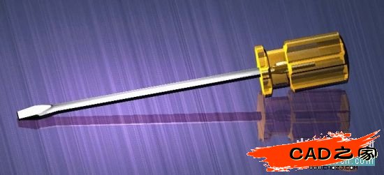 AutoCAD教程：一字形和十字形螺絲刀頭的畫法_中國教程網(wǎng)