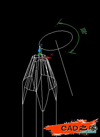 AutoCAD教程：一字形和十字形螺絲刀頭的畫法_中國教程網