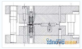 圖8成型模裝配結(jié)構(gòu)的設(shè)計(jì)
