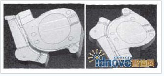 圖2凹、凸模形狀圖