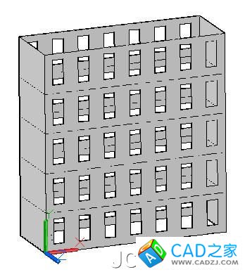 AutoCAD2011曲面命令創建樓房_天極設計在線整理