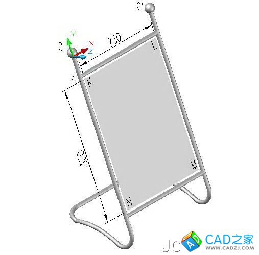 AutoCAD三維建模教程:公告牌打造流程