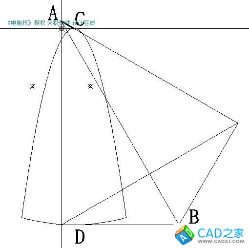 AutoCAD中用剖切圓錐精確繪制拋物線