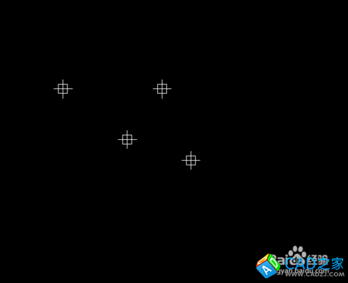 CAD中怎么畫出不同的點樣式