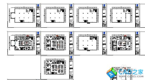 CAD中如何打印多份圖紙