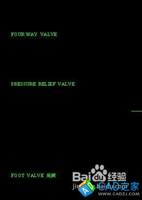 CAD同一列的文字對齊