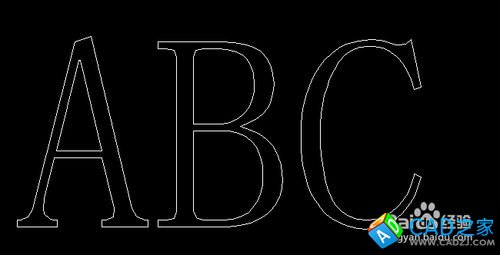 CAD如何會繪制立體文字