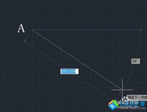 cad使用直線命令繪制正五角星