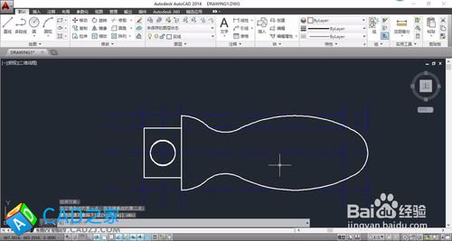 如何用CAD繪制手柄