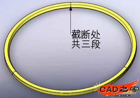 優(yōu)化前壓環(huán)示意圖