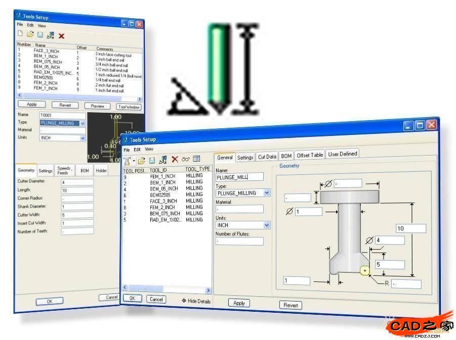 “刀具設(shè)置”屏幕的新舊界面并列對(duì)比