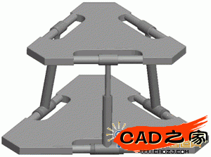 三支鏈并聯機構模型